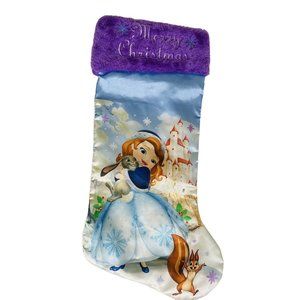 Christmas Stocking Disney Sofia the First & Friends with Embroidery 19.5"